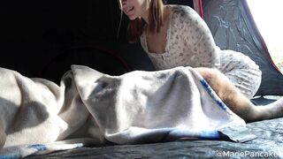 Sneaky Stepsis Wakes up Stepbro during Camping Trip