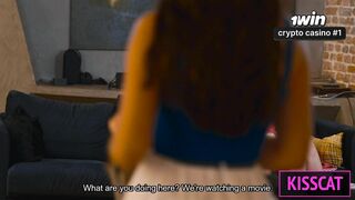 S6E5 Pt1: Step Daughter Asandra Dewy Craves Step Dad Cock after Cum inside Step Mom – Share Bed Cheating Night!
