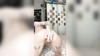 Goth Slut through all three Stages of Fucking