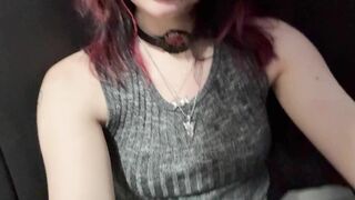 18 Year old Goth Cutie Gets a Facial POV