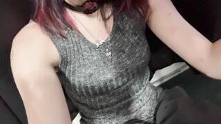 18 Year old Goth Cutie Gets a Facial POV