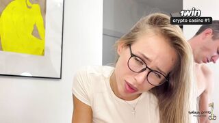 Crazy Blonde Fucks her Friend'S Husband