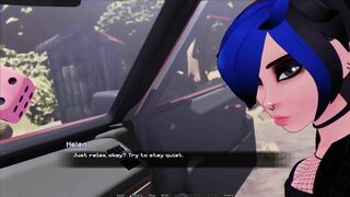 HOOKED - HELEN DEEPTHROAT AND OUTSIDE BLOWJOB - PART - 3
