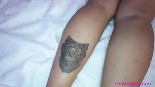 CANNON - Asian MILF with Big Tits Victoria Liu Shows off Tattoos get Railed