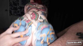 GOTFILLED Loveless has her Tight Hole Filled up with Jizz