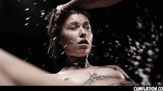 Tattoed Whore Loves Anal Creampie and Extreme Squirting Orgams - Tabitha Poison CUMFLATION