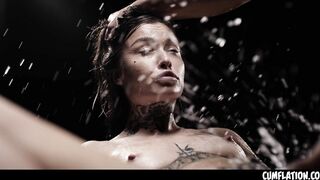 Tattoed Whore Loves Anal Creampie and Extreme Squirting Orgams - Tabitha Poison CUMFLATION