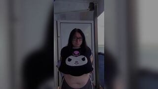 Goddess Squishy Titty Drop Compilation | Busty Goth Emo Girl
