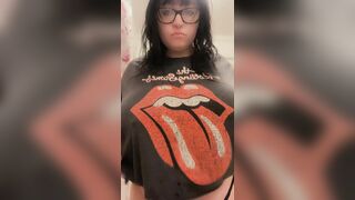 Goddess Squishy Titty Drop Compilation | Busty Goth Emo Girl