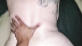 THICK PAWG SUCKS HER TITTIES WHILE I CUM ALL OVER THEM!