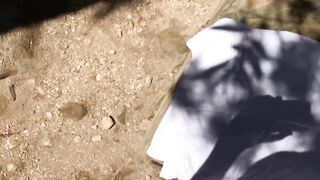 What a Hot Sitting. I Love when she Lets Cum in her Mouth, Sex at the Waterfall