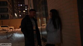 SPONTANEOUS SEX WITH a STRANGER IN AN ELEVATOR, ON a PUBLIC BALCONY, IN THE ENTRANCE