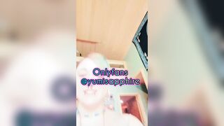 She Kisses her own Tits !!