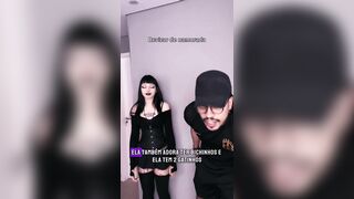 PAWG GOTH BABE FUCK & CUM IN BIG ASS Ft. QroZne [FREE SCENE]