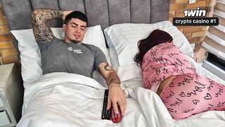 My Roommate knows my Boyfriend isn't Satisfying Me, she comes into my Room and Fucks me Hard