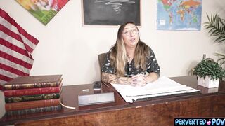 Dominant Teacher Teaches a Disobedient Student some Discipline