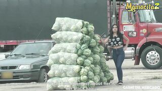 Carne Del Mercado - Rebel Latina Teen Gets Double Teamed in the Garden