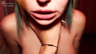 Goth Girl took me to her House to Give me a Hardcore Blowjob