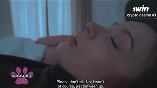 Oops... Step Son Accidentally Cum in Step Mom after Fucked Step Sister Polly Yangs in Shared Bed at Night in Hotel Room