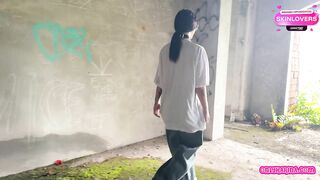 Fucked an Alt Girl in Converse Sneakers in an Abandoned Place