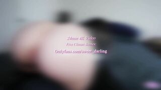 Hot Brunette Babe Gets 4 Creampies in a Row - Sweet Darling, the Goth Girlfriend (1)