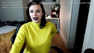Big Titty Goth Girlfriend IamMissTery Full Live Stream Ass Painting