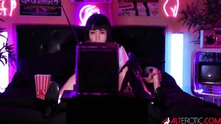 Marica Hase Gets Turned on while Watching a Movie