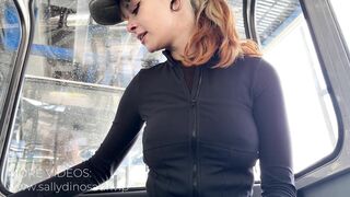 Riskante Spritzige Gondelfahrt - Blowjob Date in Der Seilbahn