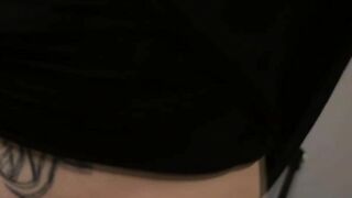 POV: Sexy Emo Step-sister Caught you Jerking off and was Fucked right away