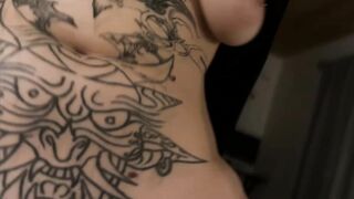 POV: Sexy Emo Step-sister Caught you Jerking off and was Fucked right away