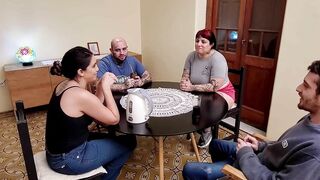 Lesbian Couple try Dick for the first Time in a Foursome with their Friends