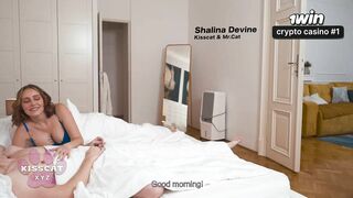 Step Daughter Catches Step Mom Shalina Devine Fucking her Husband to Creampie Finish