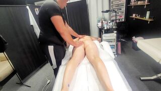 Pervert Masseur being Inappropriate with Clients it just Started !