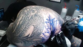 Darcy Diamond Gets Asshole Tattooed by Trevor Whelen for 4.5 Hours (25mins TL) - Infected by Sickick