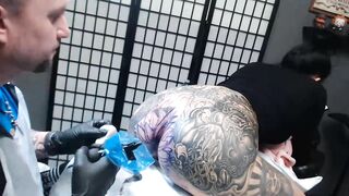 Darcy Diamond Gets Asshole Tattooed by Trevor Whelen for 4.5 Hours (25mins TL) - Infected by Sickick