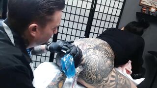 Darcy Diamond Gets Asshole Tattooed by Trevor Whelen for 4.5 Hours (25mins TL) - Infected by Sickick