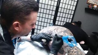 Darcy Diamond Gets Asshole Tattooed by Trevor Whelen for 4.5 Hours (25mins TL) - Infected by Sickick