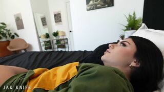 British STEP-SIS Forgot to Wear Panties to Bed - Gal Ritchie