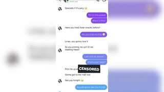 Horny 1 old Asian Girl Rides me and Begs to Gets her Tight Pussy Fucked + Text Conversations