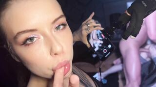 Hot Canadian Girl Eden Ivy Gets Fucked and Surprise Creampie while Filming her Friends