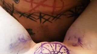 Getting Pussy Tattooed and Fucked