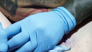 Getting Pussy Tattooed and Fucked