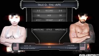 Kaiia Eve vs Link Ryan - Female Wins, Facesitting and Reverse Cowgirl Fucking