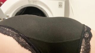 Innocent Girl Gets Fucked by Stranger while she is STUCK in the Washing Machine