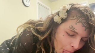 I keep Sucking the Cum out when he Cums