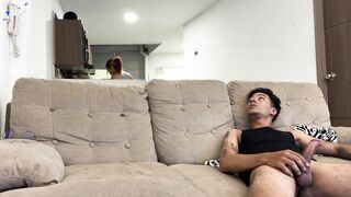 I Fuck my Girlfriend's Busty best Friend in her Face and she doesn't Realize it - Thiago Lopez