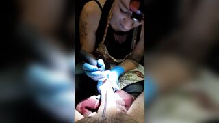 She Tattooing my Cock, so Meet TattwoD