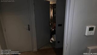 Big Ass French Girl Cheats on her Boyfriend, Caught Masturbating and Fucked by her Roommate
