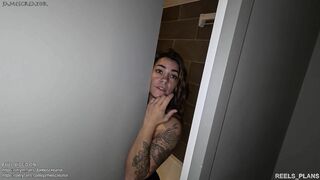 Big Ass French Girl Cheats on her Boyfriend, Caught Masturbating and Fucked by her Roommate