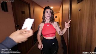 Big Ass French Girl Cheats on her Boyfriend, Caught Masturbating and Fucked by her Roommate